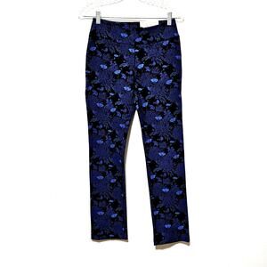 Soft Surroundings Straight Leg/Ankle Mirabella Pant Floral Women's Size XS (2-4)